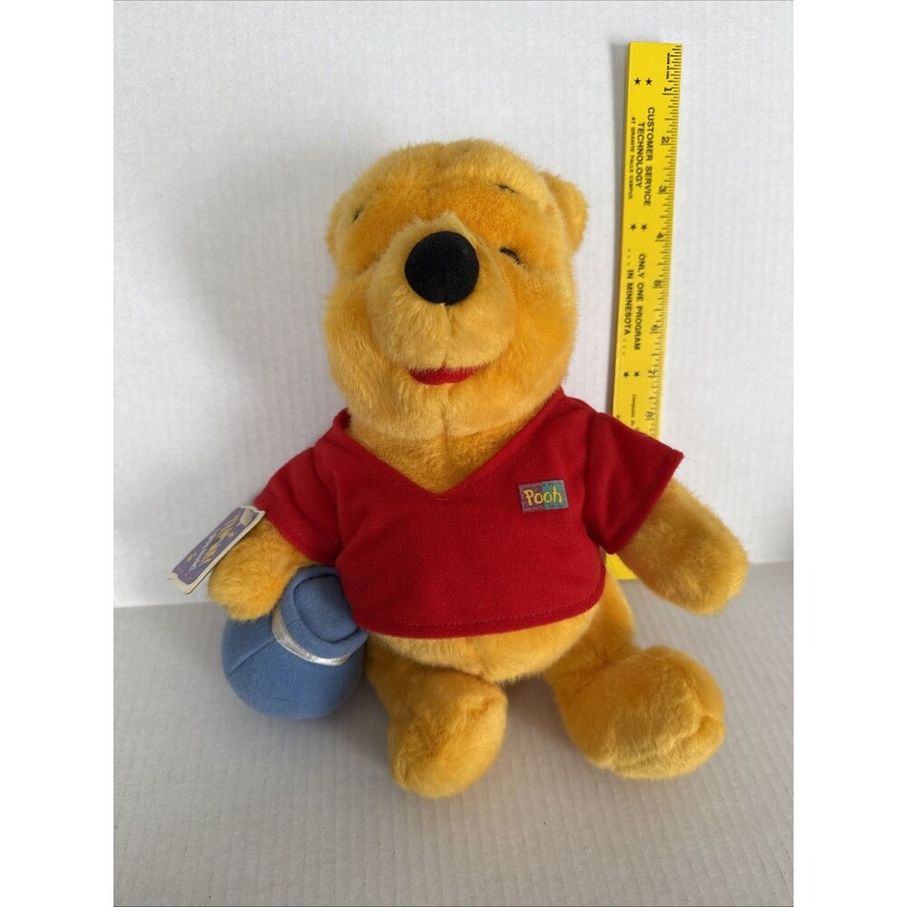 1994 Mattel Inc Walt Disney Winnie The Pooh Bear Soft Plush Stuffed Animal 12"